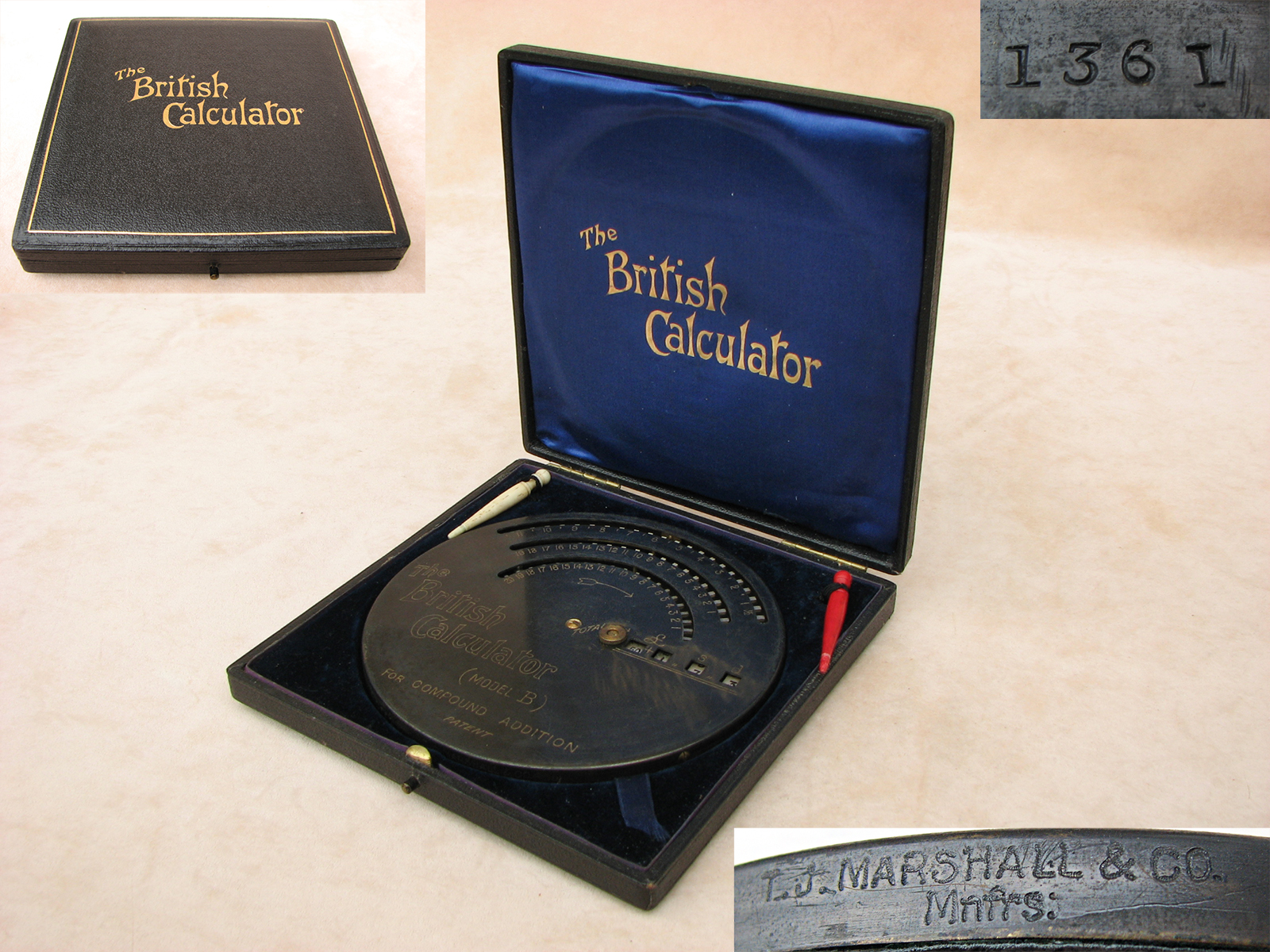 Early BriCal Money Calculator by T J Marshall circa 1907